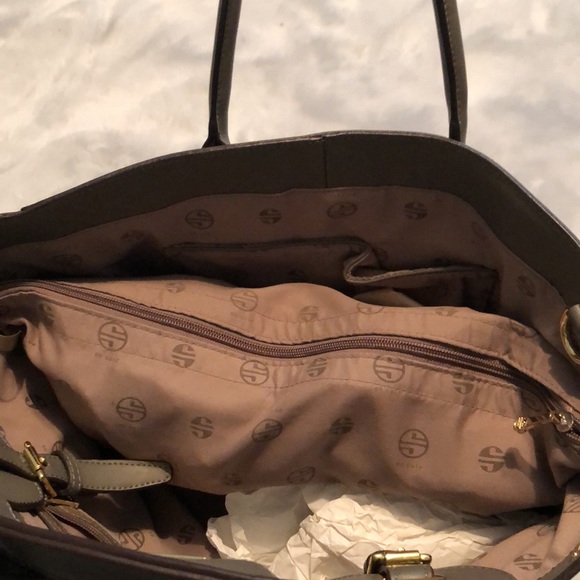 Ségolène travel bag or work inside 4 compartment , one zipper outside ,Like New - Picture 4 of 11